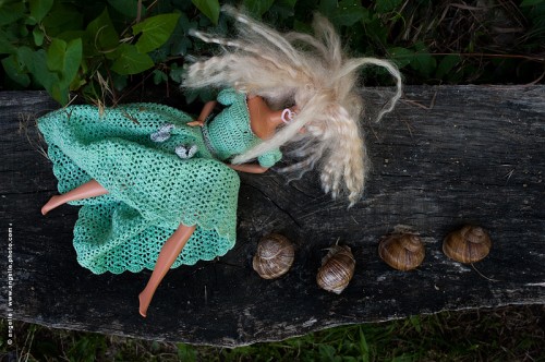 photo © angelle-barbie-escargots enfance nature jeux