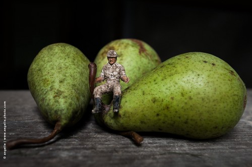 photo @ angelle-homme-aux-poires jeux enfance guerre désuet  surveillance ridicule